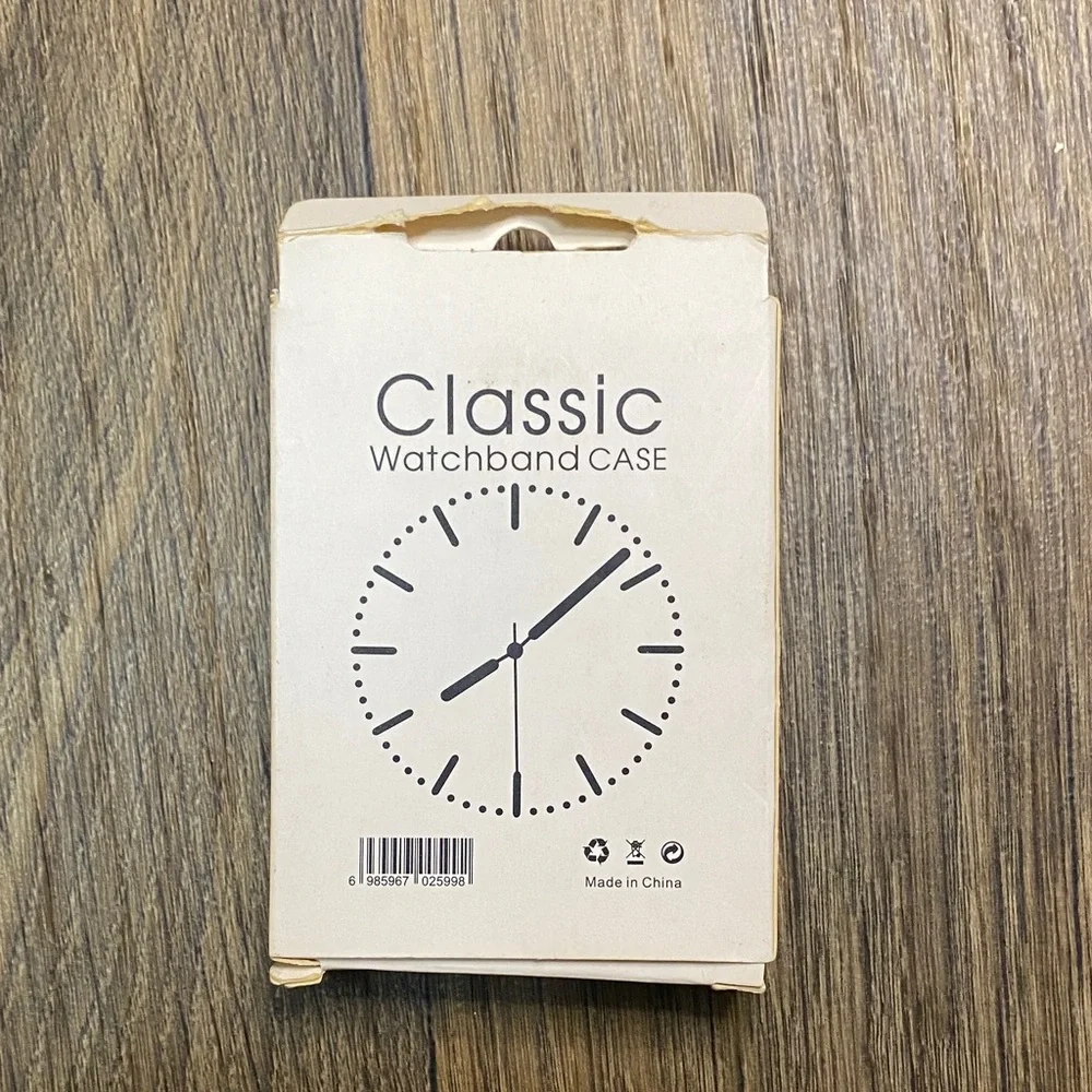 Tempered Glass 38mm Watch Case - Black Trim